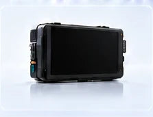 Illustrative recorder with a black screen.